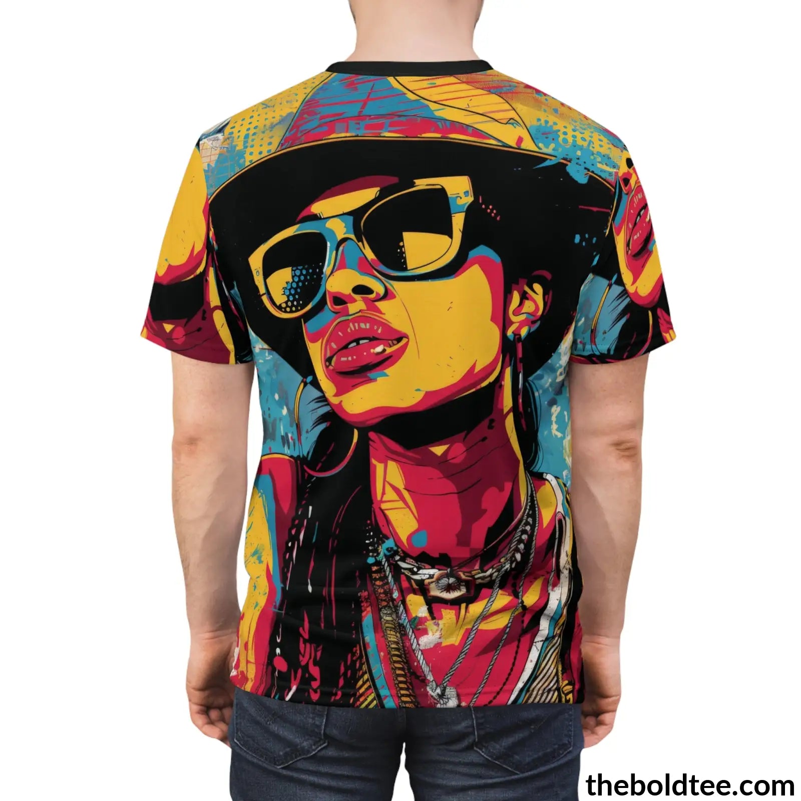 Hip Hop Tee - Premium All Over Print Crewneck Shirt Prints