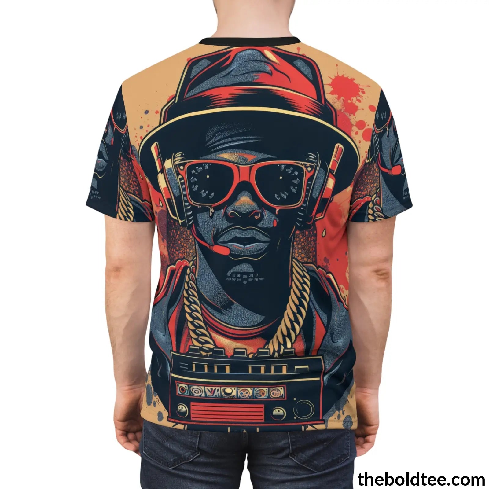 Hip Hop Tee - Premium All Over Print Crewneck Shirt Prints