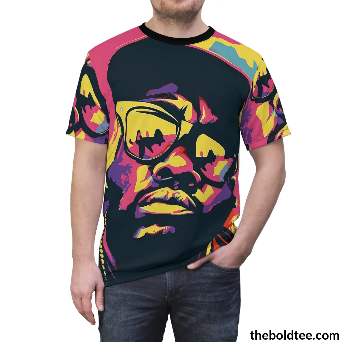 Hip Hop Tee - Premium All Over Print Crewneck Shirt Prints