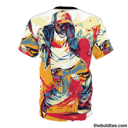 Hip Hop Tee - Premium All Over Print Crewneck Shirt Prints