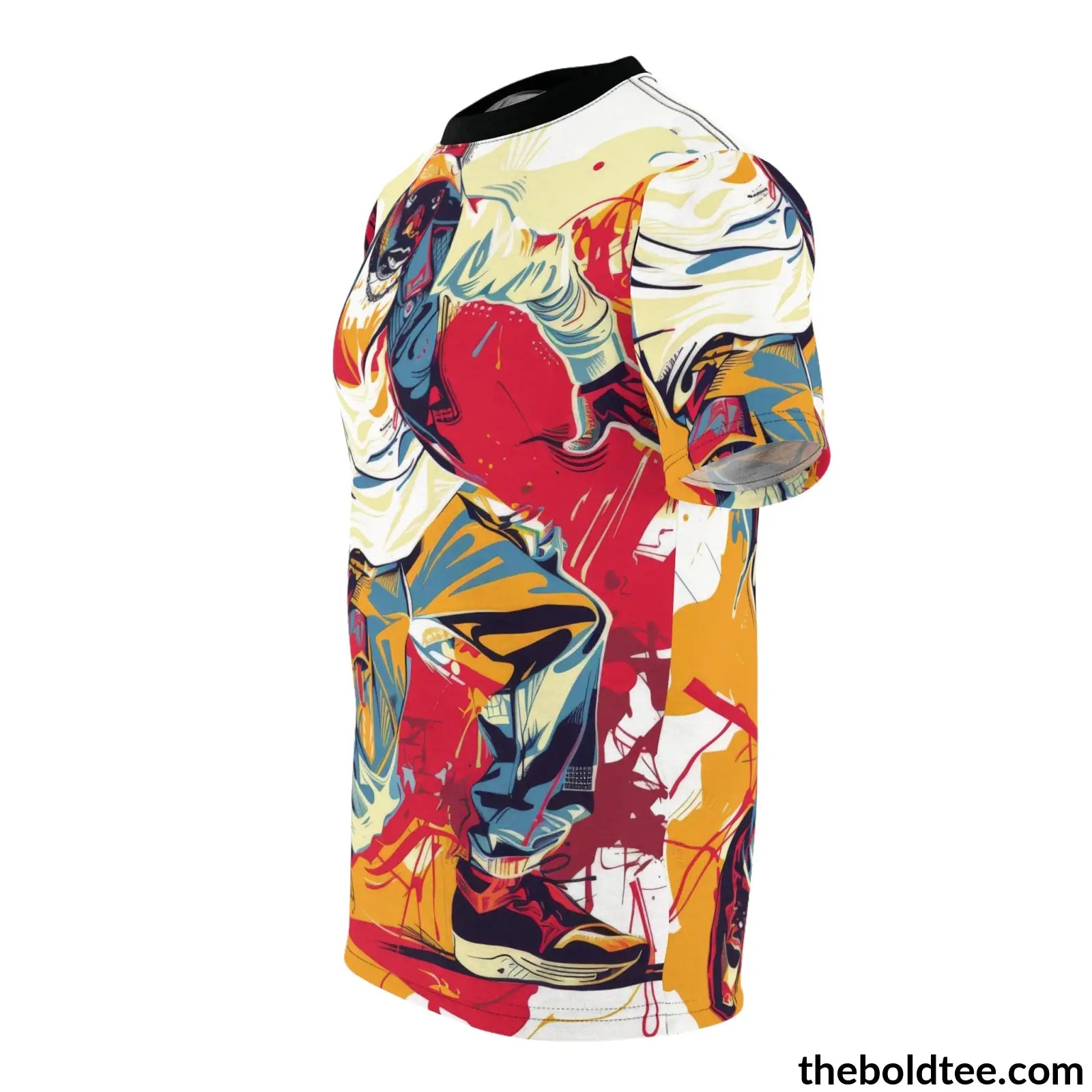 Hip Hop Tee - Premium All Over Print Crewneck Shirt Prints