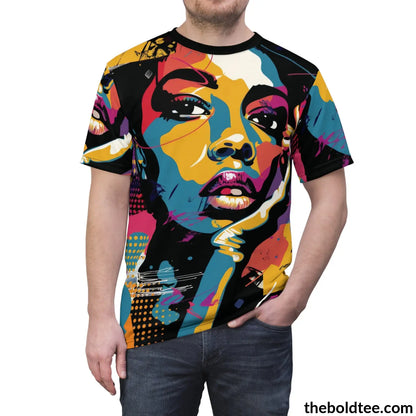 Hip Hop Tee - Premium All Over Print Crewneck Shirt Prints