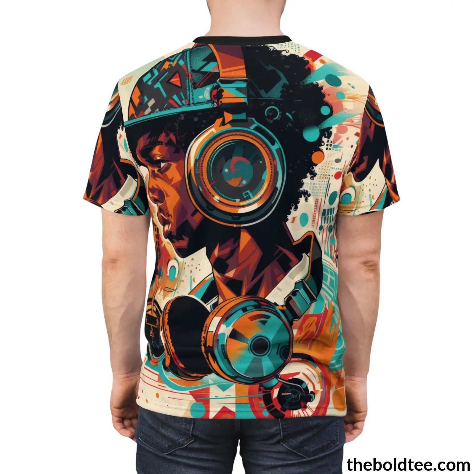 Hip Hop Tee - Premium All Over Print Crewneck Shirt Prints