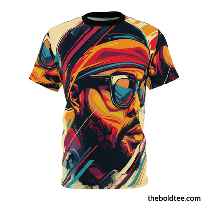 Hip Hop Tee - Premium All Over Print Crewneck Shirt S Prints