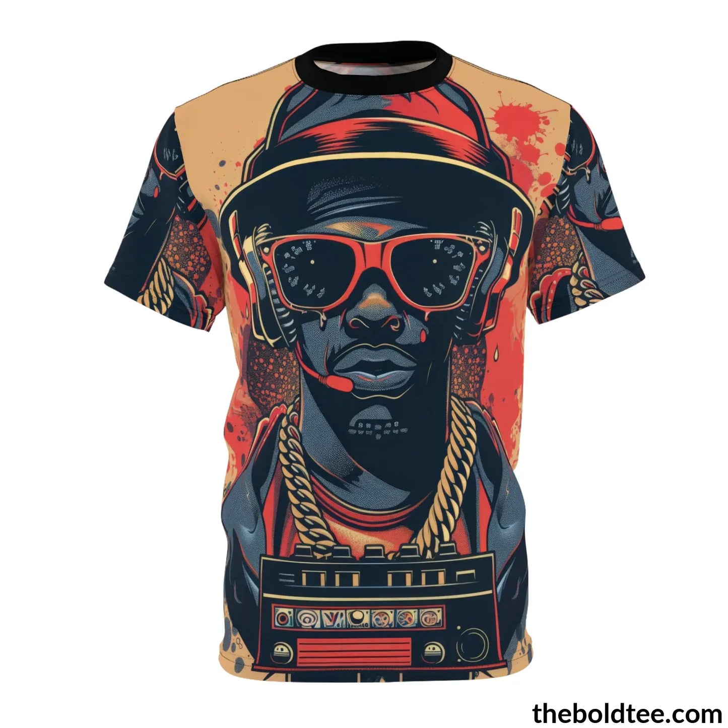 Hip Hop Tee - Premium All Over Print Crewneck Shirt S Prints