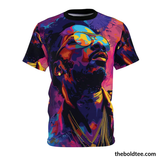 Hip Hop Tee - Premium All Over Print Crewneck Shirt S Prints