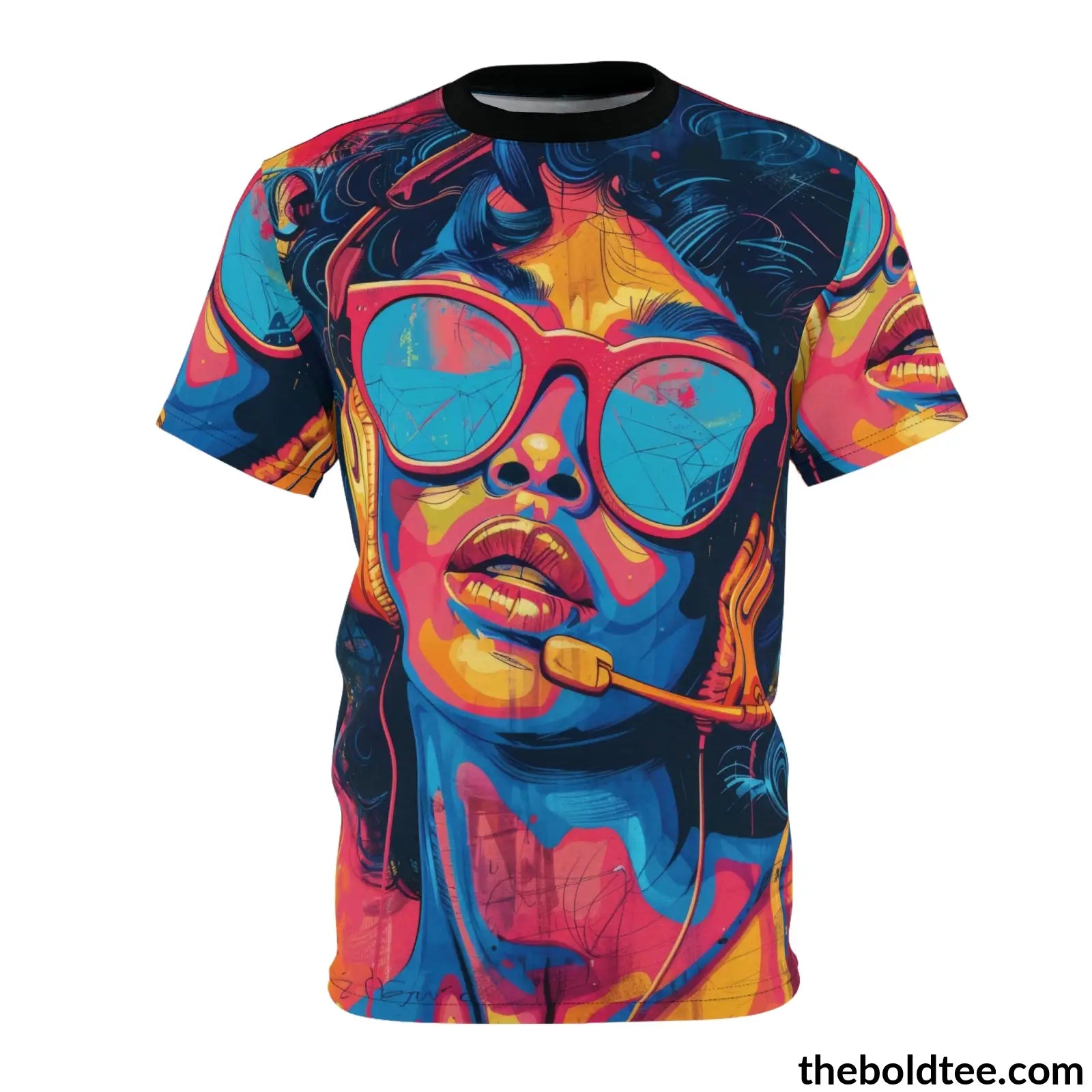 Hip Hop Tee - Premium All Over Print Crewneck Shirt S Prints