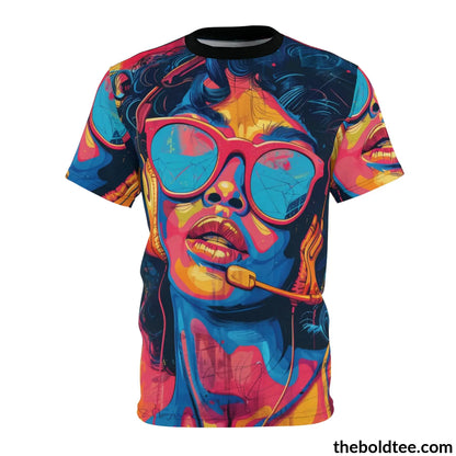 Hip Hop Tee - Premium All Over Print Crewneck Shirt S Prints