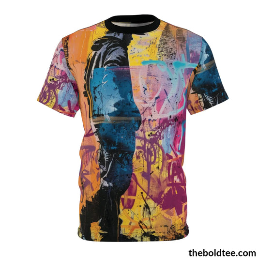 Hip Hop Tee - Premium All Over Print Crewneck Shirt S Prints