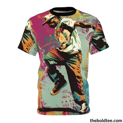 Hip Hop Tee - Premium All Over Print Crewneck Shirt S Prints