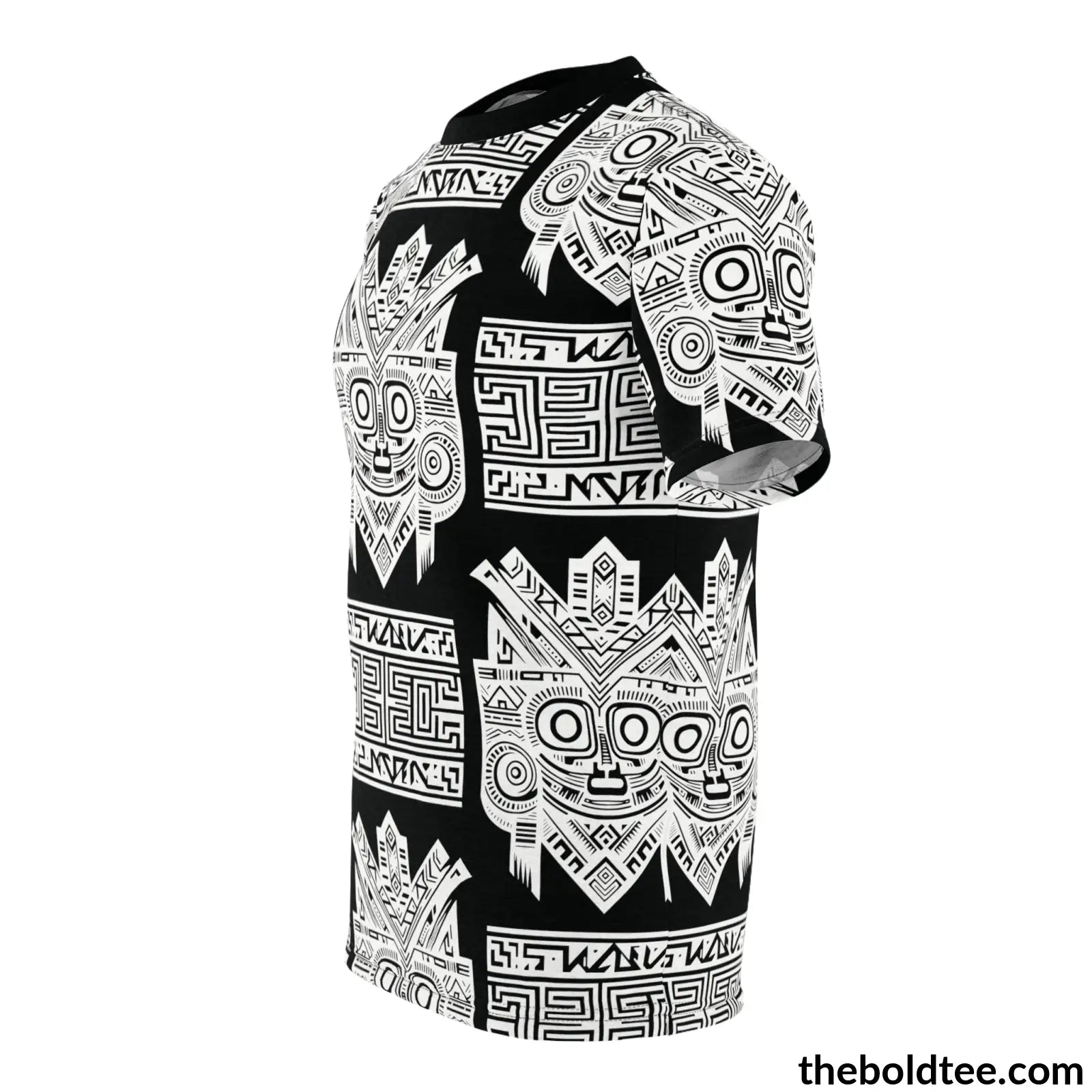 Inca Pattern Tee - Premium All Over Print Crewneck Prints