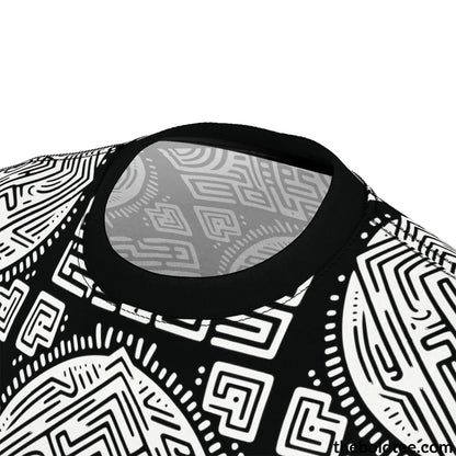 Inca Pattern Tee - Premium All Over Print Crewneck Prints