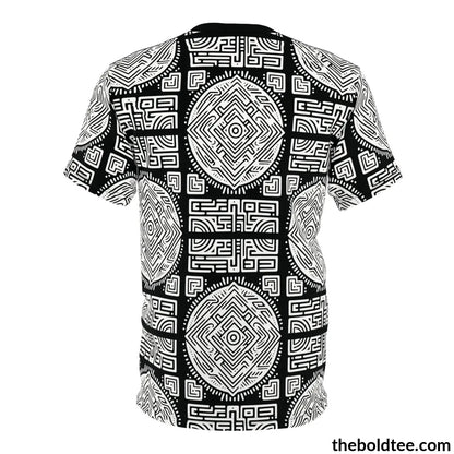 Inca Pattern Tee - Premium All Over Print Crewneck Prints