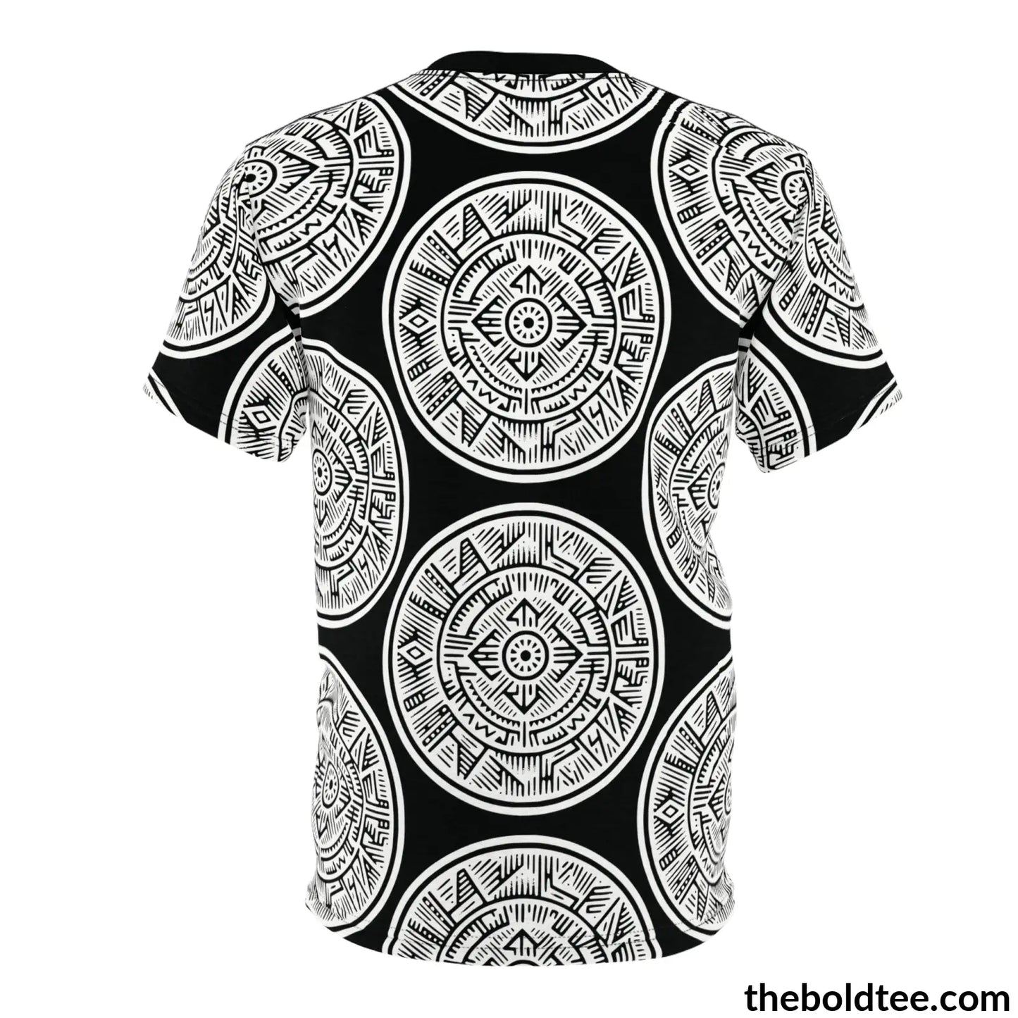 Inca Pattern Tee - Premium All Over Print Crewneck Prints