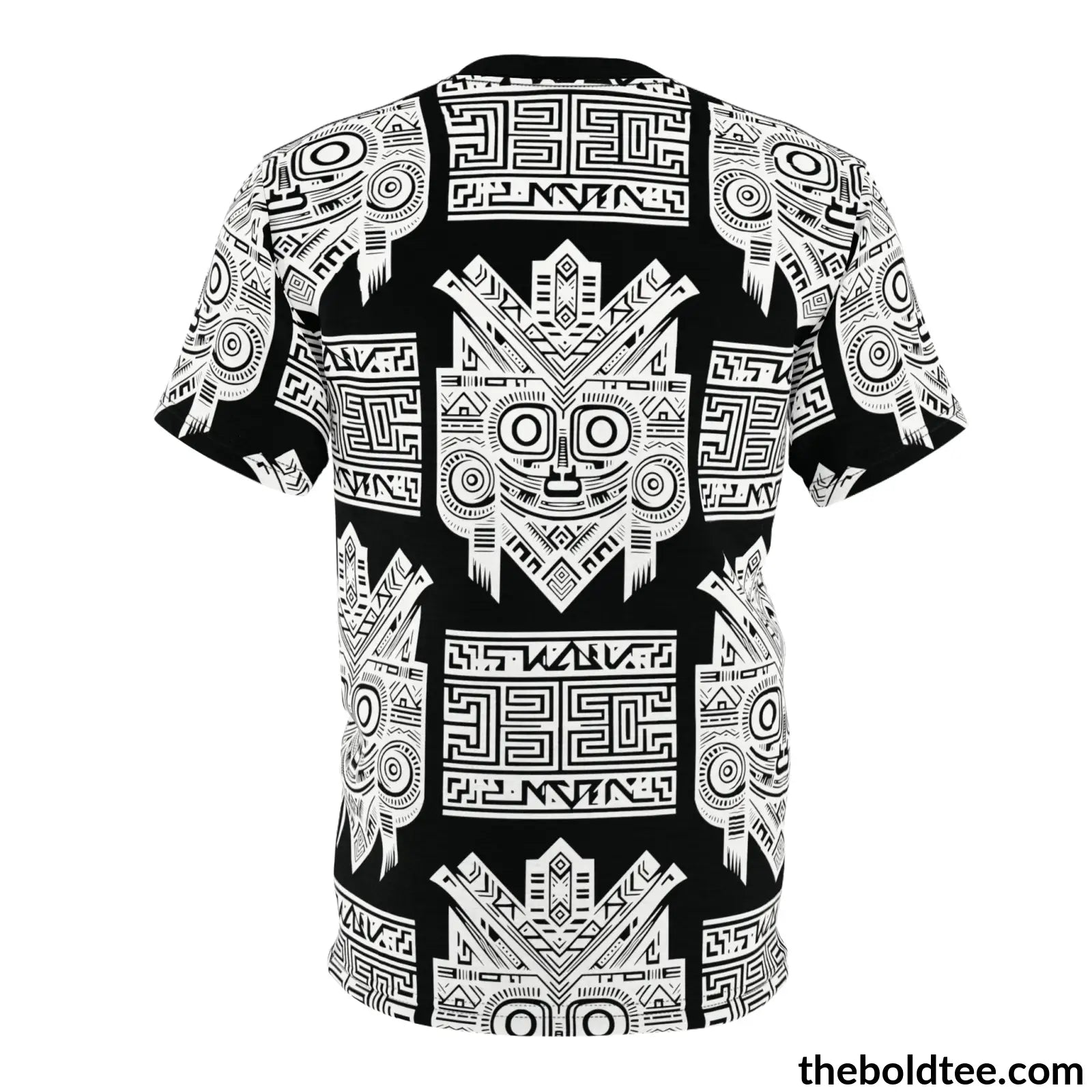 Inca Pattern Tee - Premium All Over Print Crewneck Prints