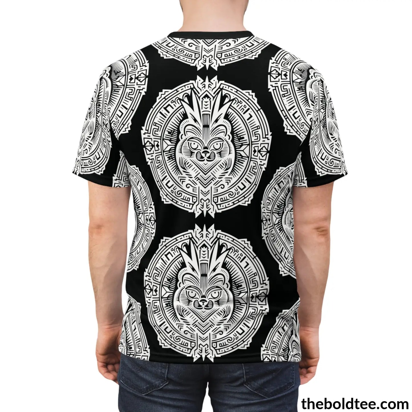 Inca Pattern Tee - Premium All Over Print Crewneck Prints