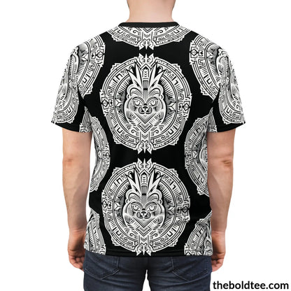 Inca Pattern Tee - Premium All Over Print Crewneck Prints