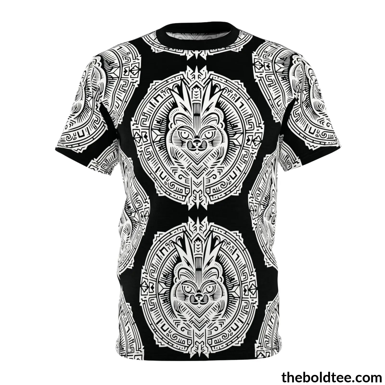 Inca Pattern Tee - Premium All Over Print Crewneck S Prints