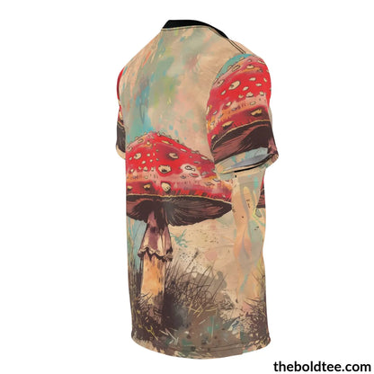 Magic Mushroom Tee - Premium All Over Print Crewneck Shirt Prints