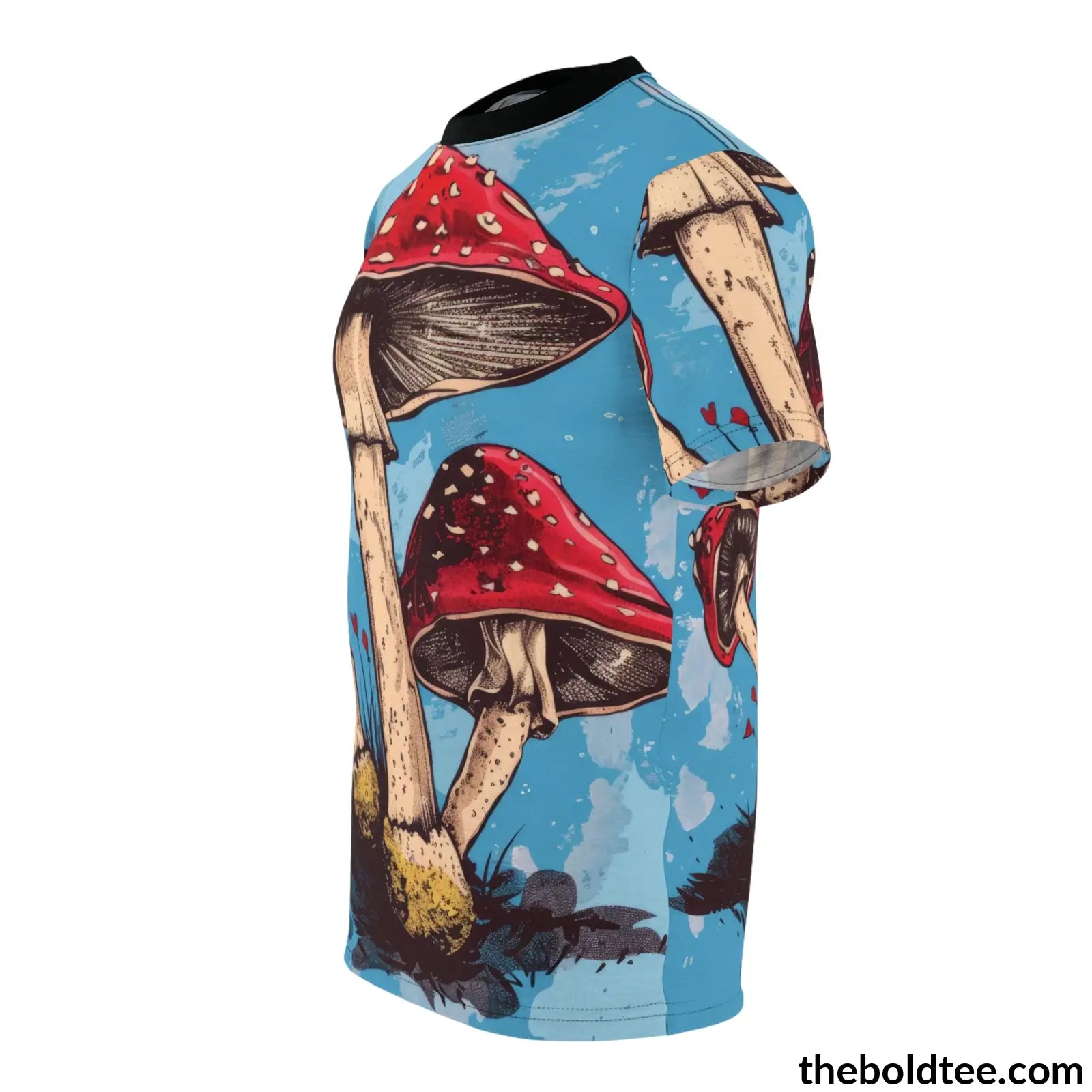 Magic Mushroom Tee - Premium All Over Print Crewneck Shirt Prints