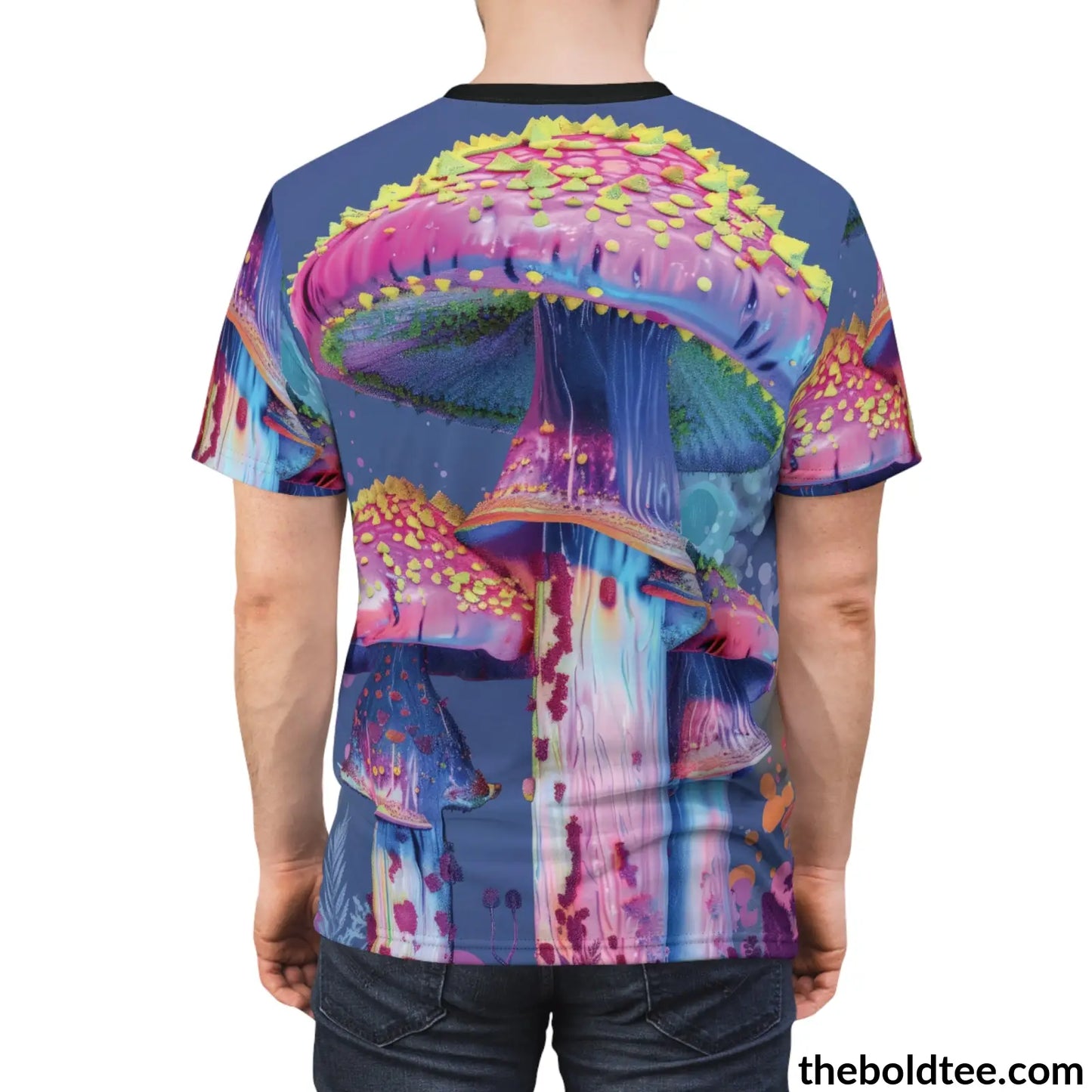 Magic Mushroom Tee - Premium All Over Print Crewneck Shirt Prints