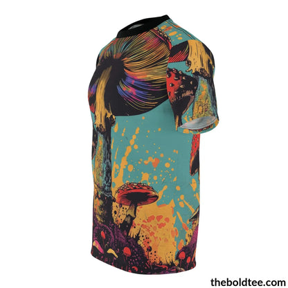 Magic Mushroom Tee - Premium All Over Print Crewneck Shirt Prints