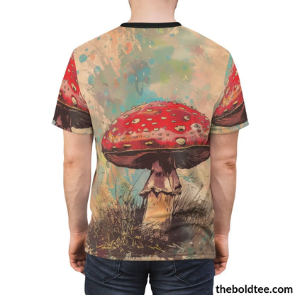 Magic Mushroom Tee - Premium All Over Print Crewneck Shirt Prints