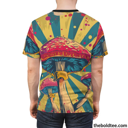 Magic Mushroom Tee - Premium All Over Print Crewneck Shirt Prints