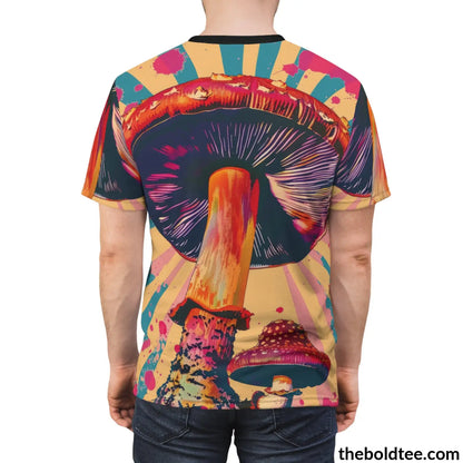 Magic Mushroom Tee - Premium All Over Print Crewneck Shirt Prints