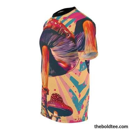 Magic Mushroom Tee - Premium All Over Print Crewneck Shirt Prints