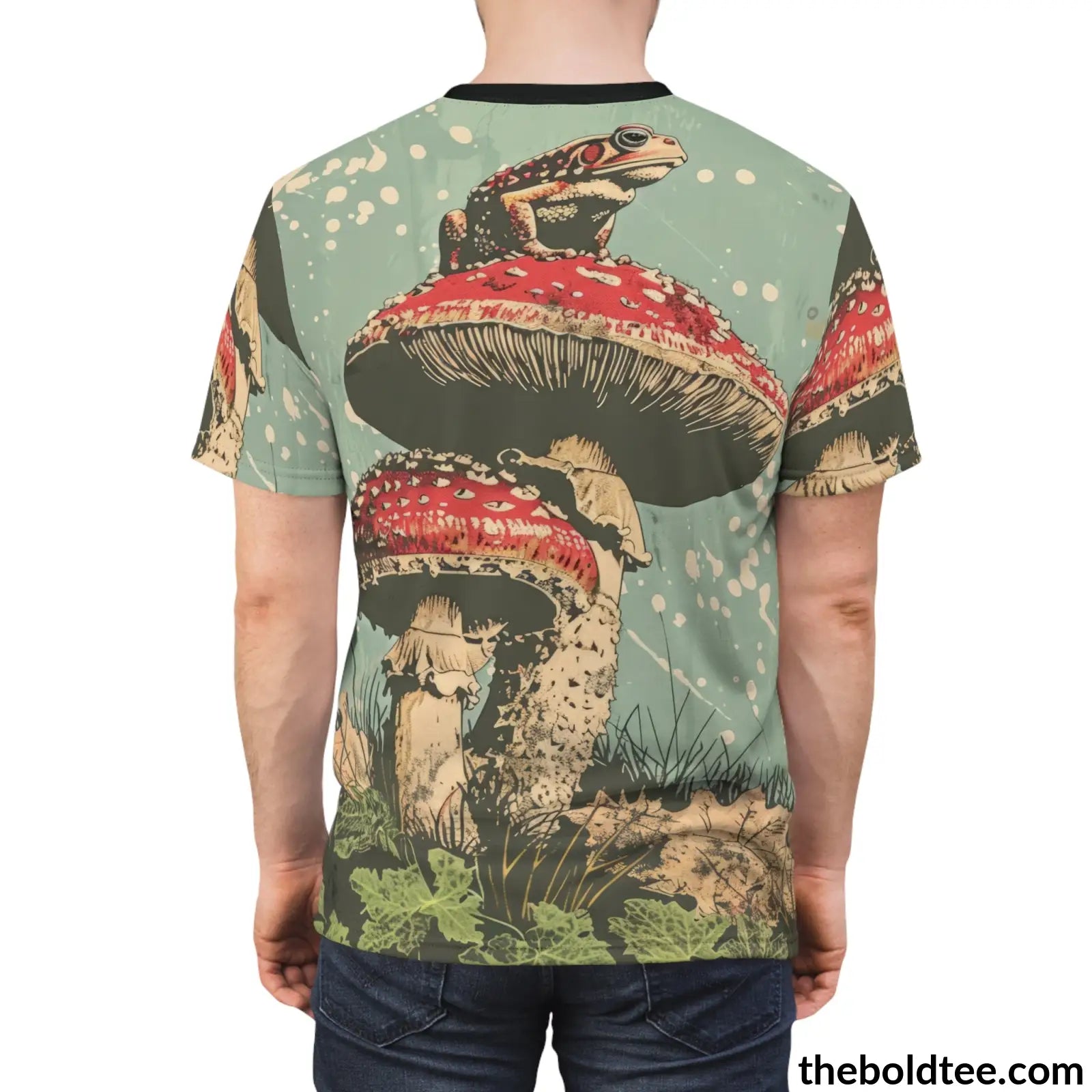 Magic Mushroom Tee - Premium All Over Print Crewneck Shirt Prints