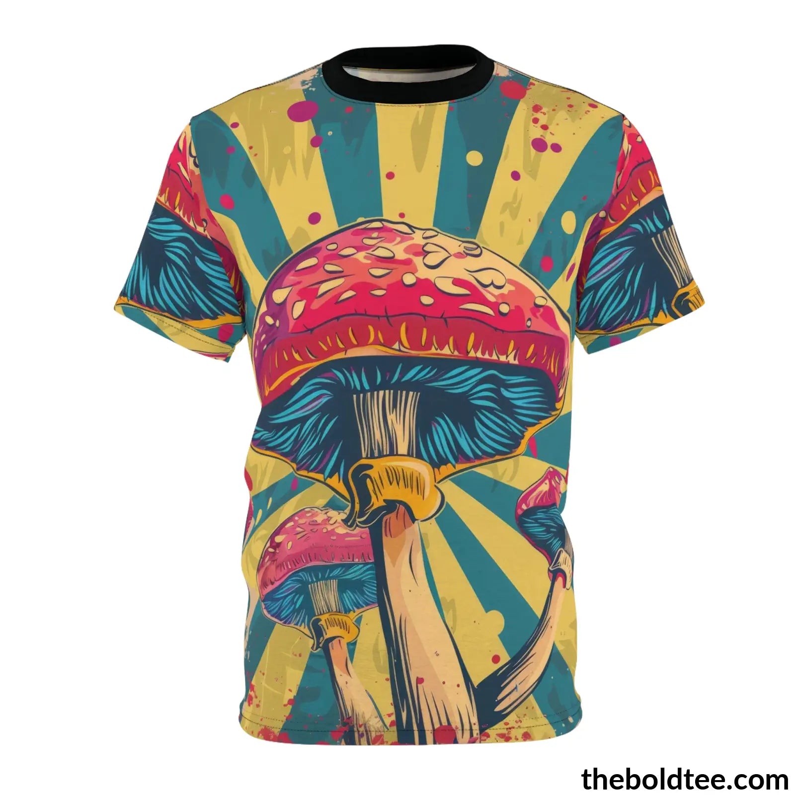 Magic Mushroom Tee - Premium All Over Print Crewneck Shirt S Prints