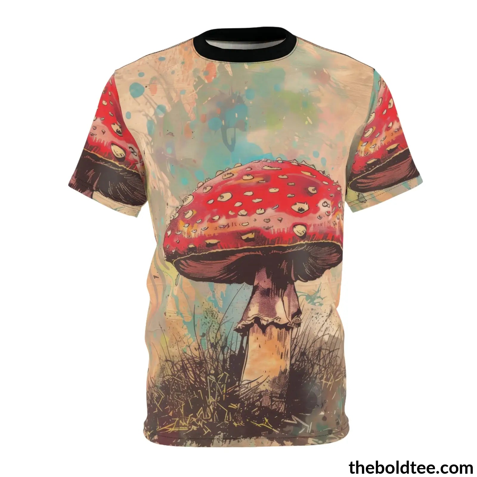 Magic Mushroom Tee - Premium All Over Print Crewneck Shirt S Prints