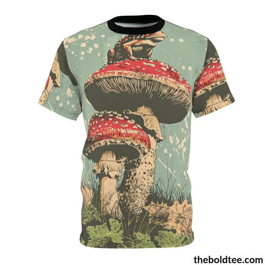 Magic Mushroom Tee - Premium All Over Print Crewneck Shirt S Prints