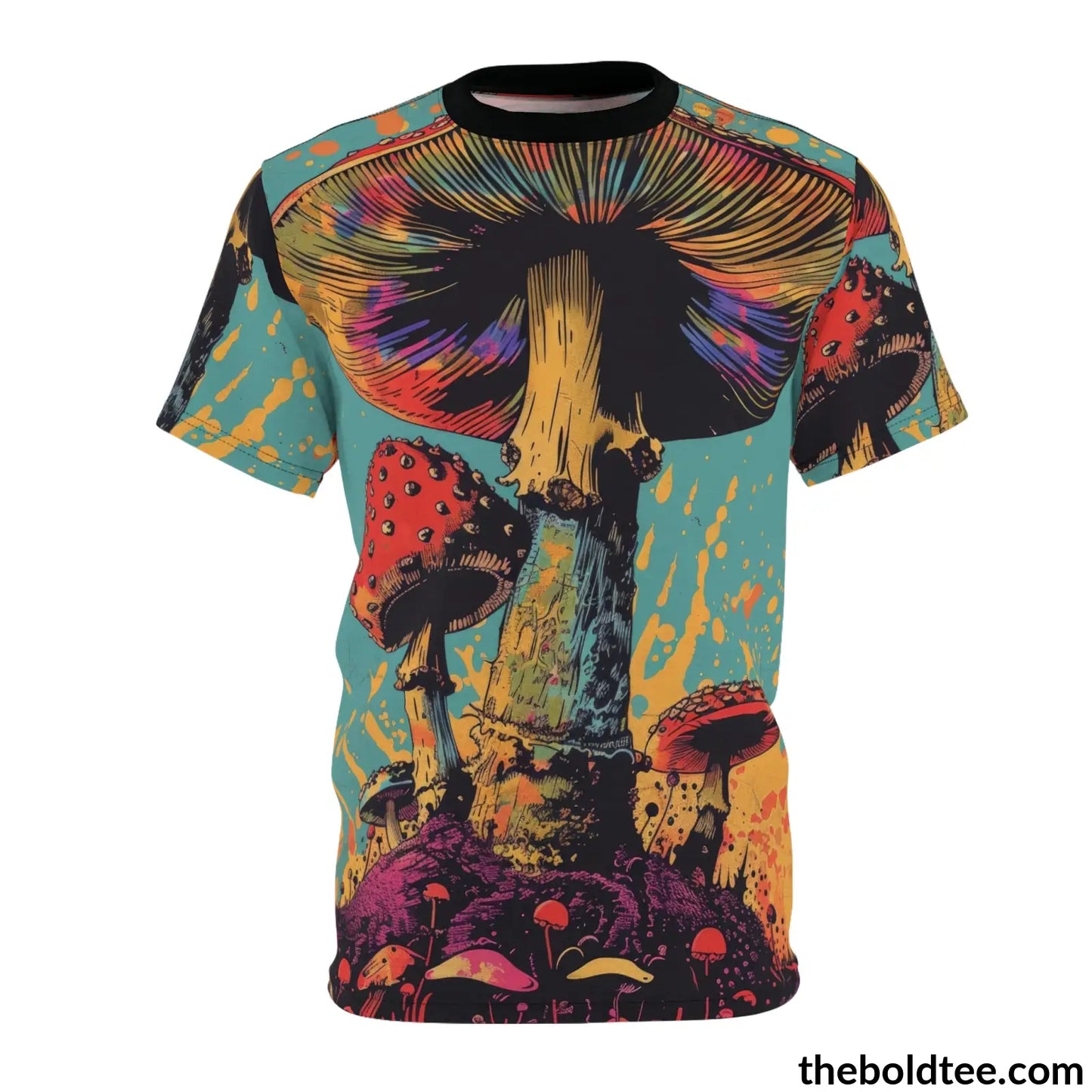 Magic Mushroom Tee - Premium All Over Print Crewneck Shirt S Prints