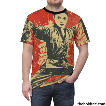 Martial Arts Tee - Premium All Over Print Crewneck Shirt Prints