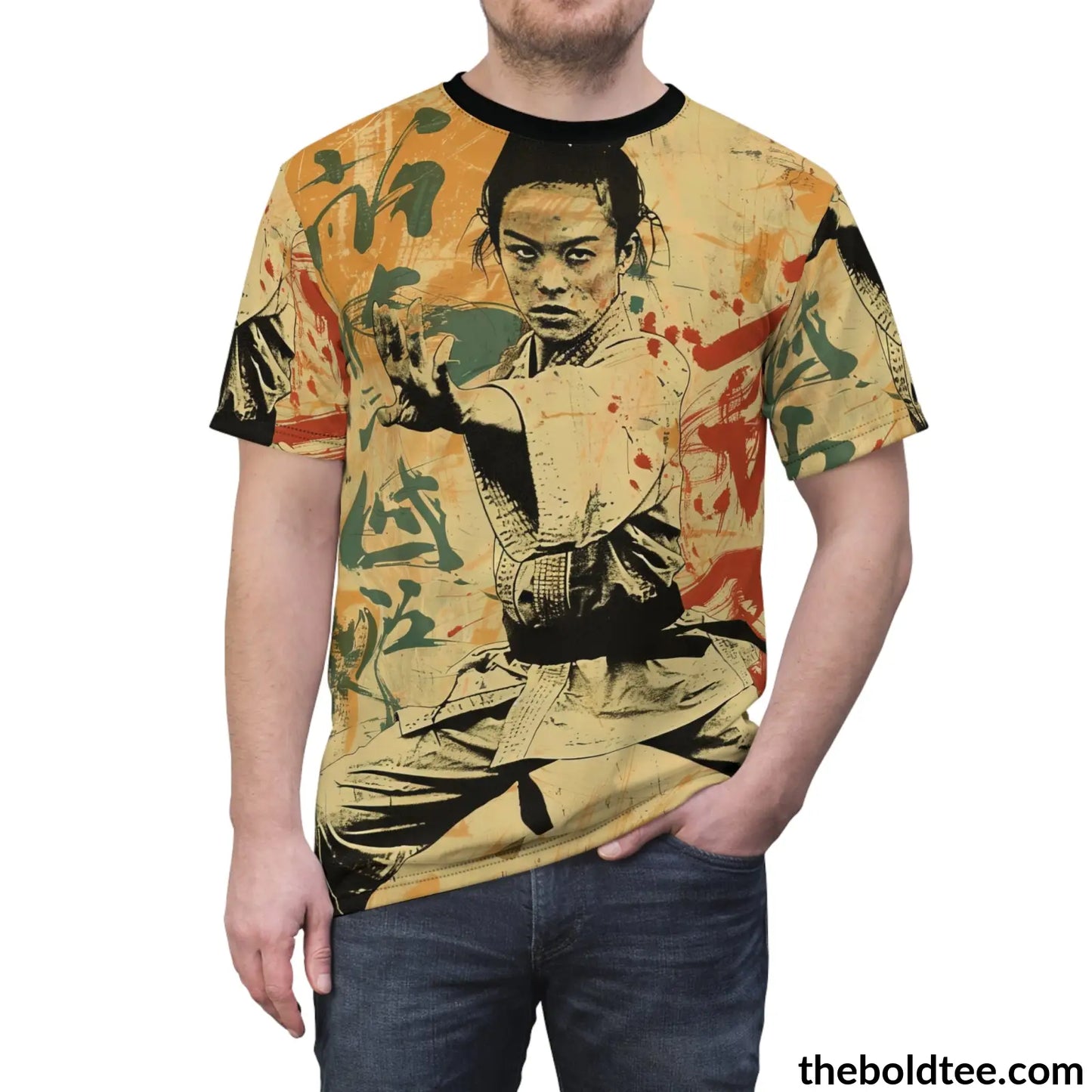 Martial Arts Tee - Premium All Over Print Crewneck Shirt Prints