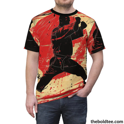 Martial Arts Tee - Premium All Over Print Crewneck Shirt Prints