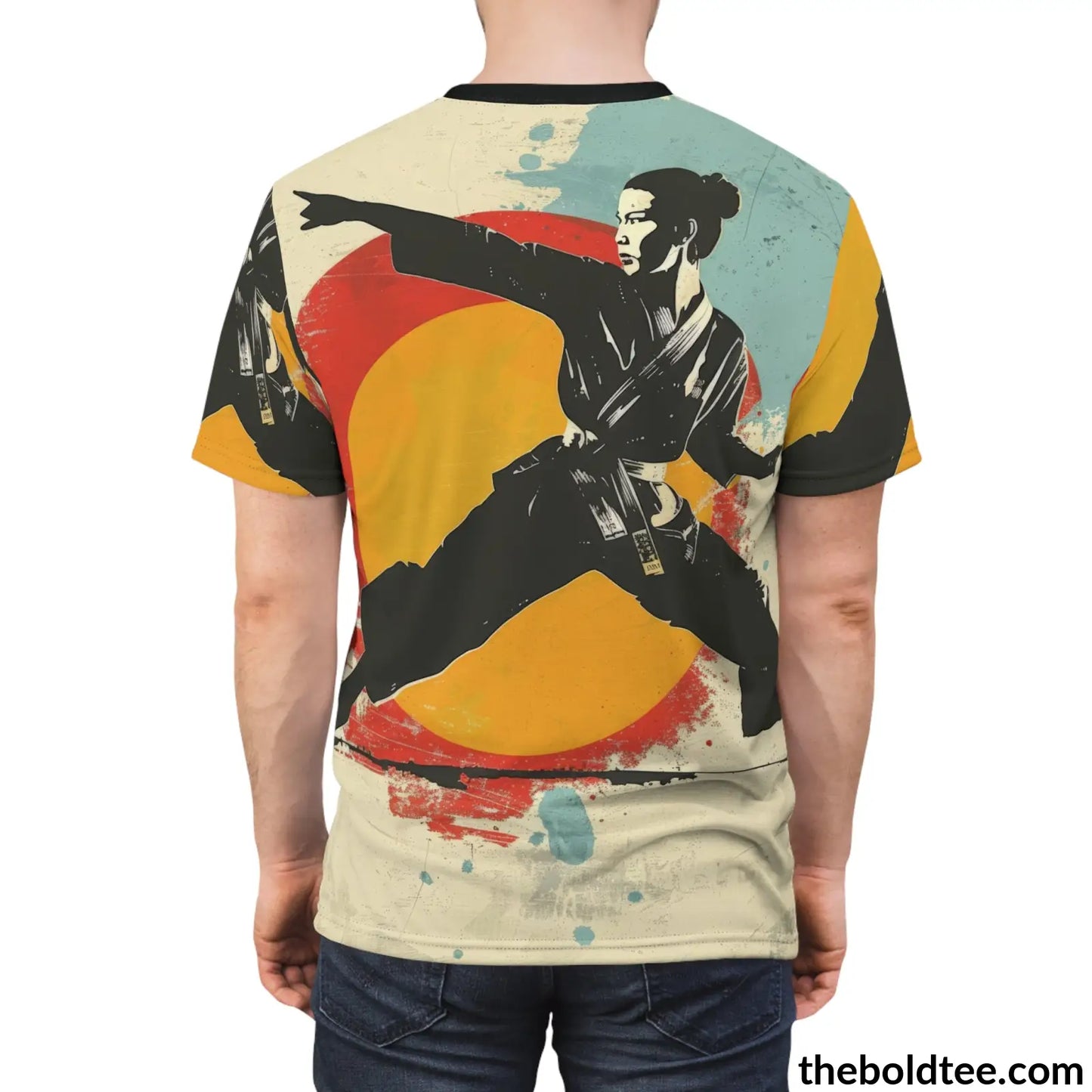 Martial Arts Tee - Premium All Over Print Crewneck Shirt Prints