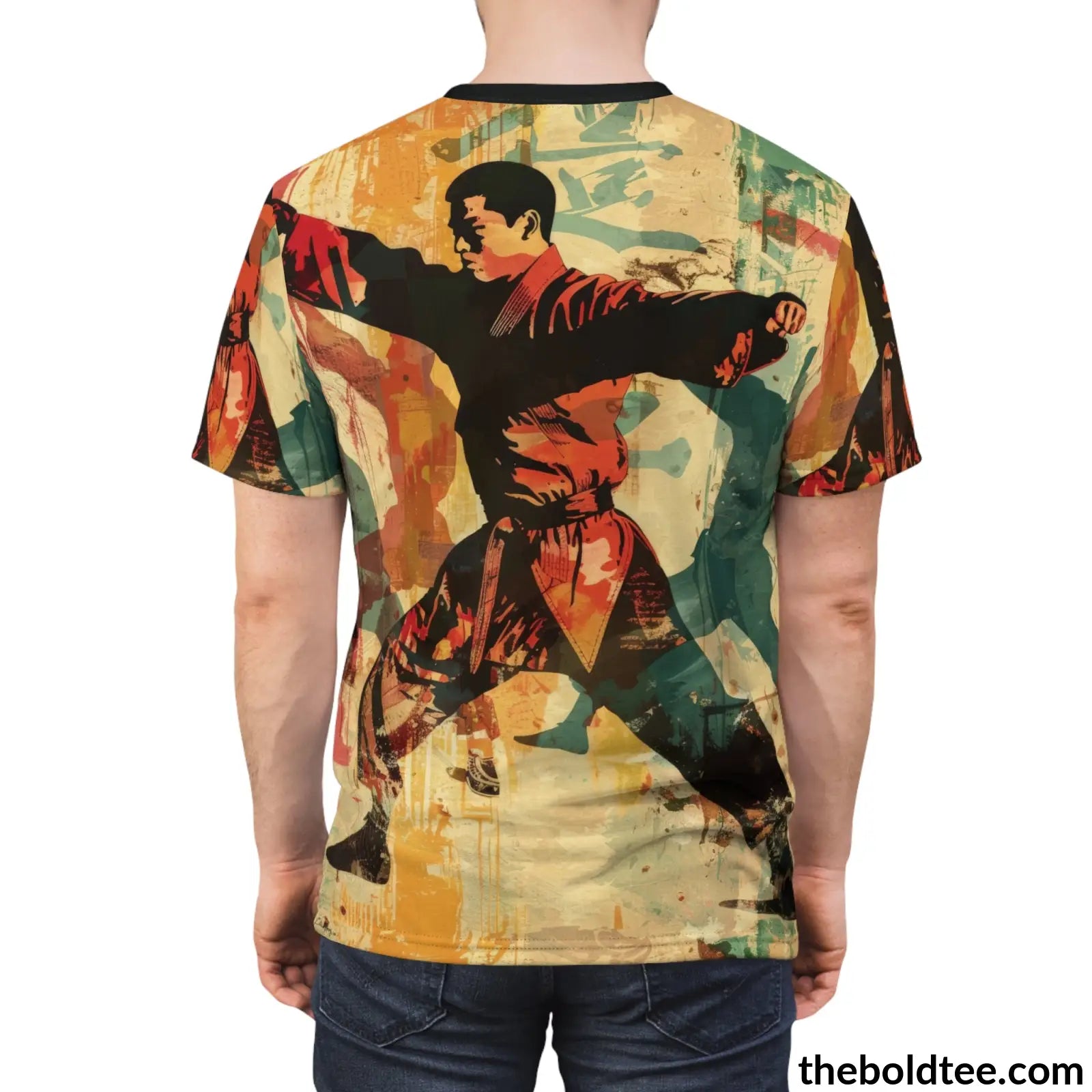 Martial Arts Tee - Premium All Over Print Crewneck Shirt Prints