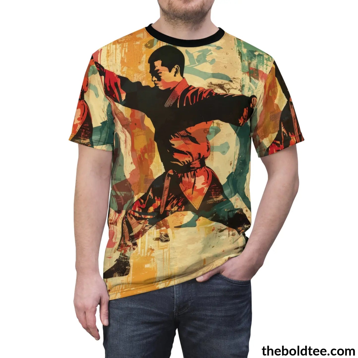 Martial Arts Tee - Premium All Over Print Crewneck Shirt Prints