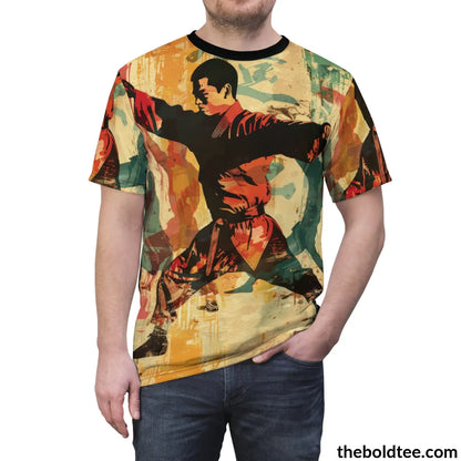 Martial Arts Tee - Premium All Over Print Crewneck Shirt Prints