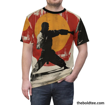 Martial Arts Tee - Premium All Over Print Crewneck Shirt Prints