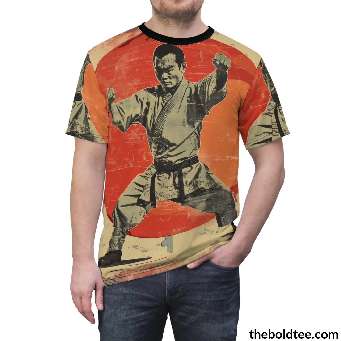 Martial Arts Tee - Premium All Over Print Crewneck Shirt Prints