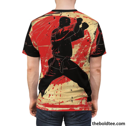 Martial Arts Tee - Premium All Over Print Crewneck Shirt Prints