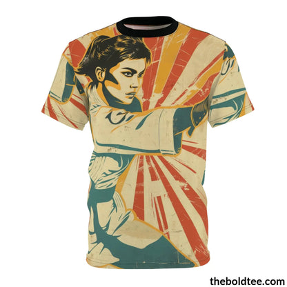 Martial Arts Tee - Premium All Over Print Crewneck Shirt S Prints