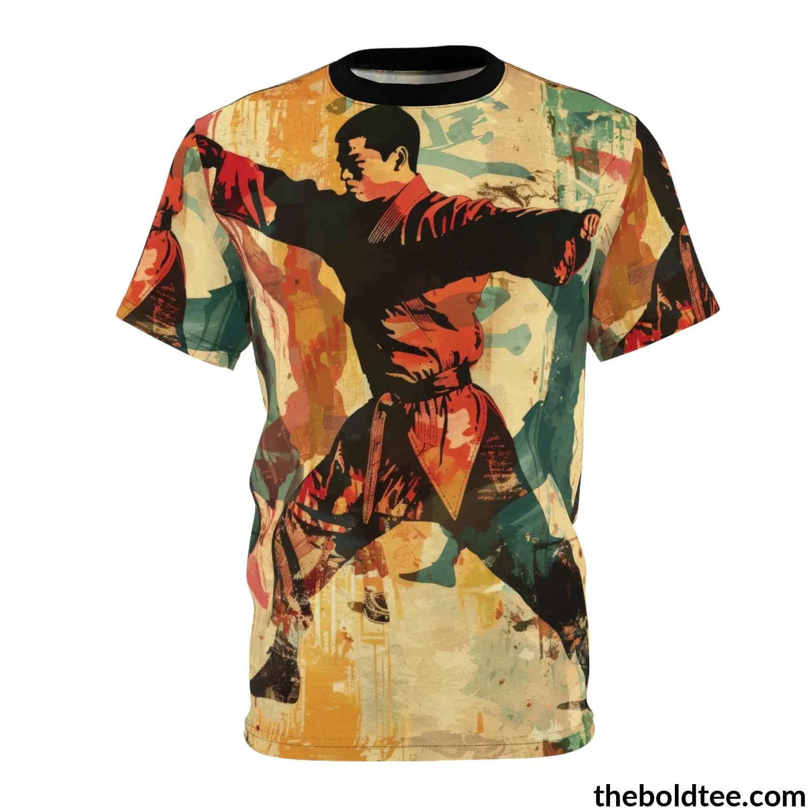 Martial Arts Tee - Premium All Over Print Crewneck Shirt S Prints