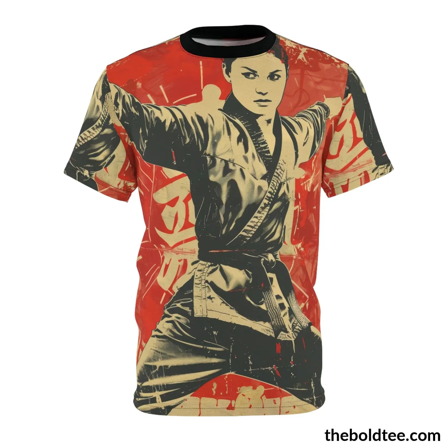 Martial Arts Tee - Premium All Over Print Crewneck Shirt S Prints