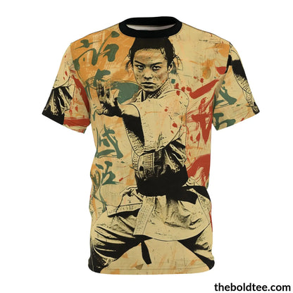 Martial Arts Tee - Premium All Over Print Crewneck Shirt S Prints