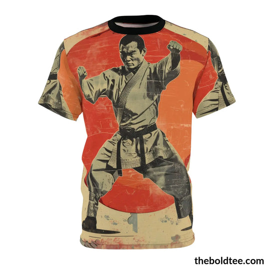 Martial Arts Tee - Premium All Over Print Crewneck Shirt S Prints